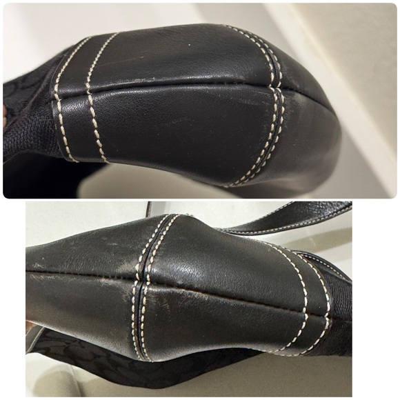 Coach SoHo Vintage 2004 signature black crossbody  EUC - Picture 6 of 15